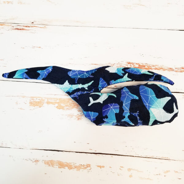 Geometric Shark Whale Sac clay dry hand bag disc golf discgolf
