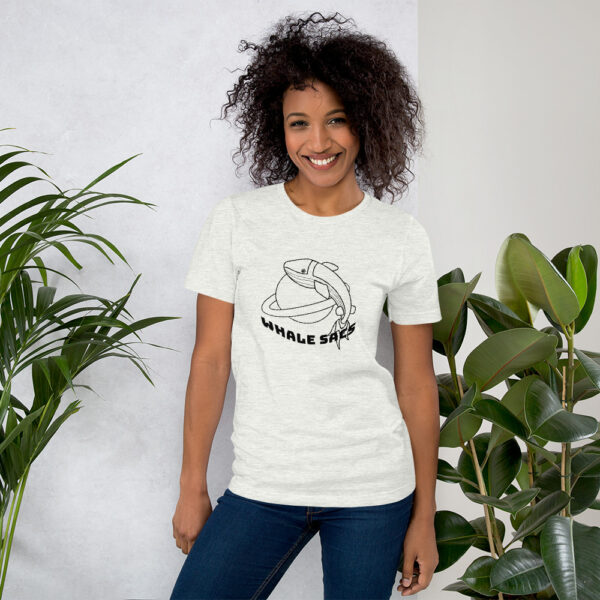 Whale Sac rocket whale unisex tee t-shirt tshirt apparel disc golf discgolf