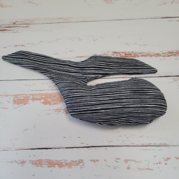 Whale Sac black and white streaks clay dry hand bag disc golf discgolf