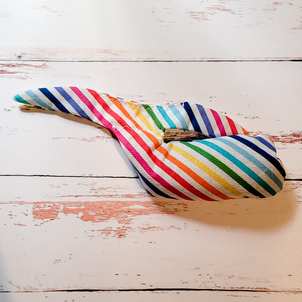 Whale Sac rainbow stripes clay dry hand bag disc golf discgolf