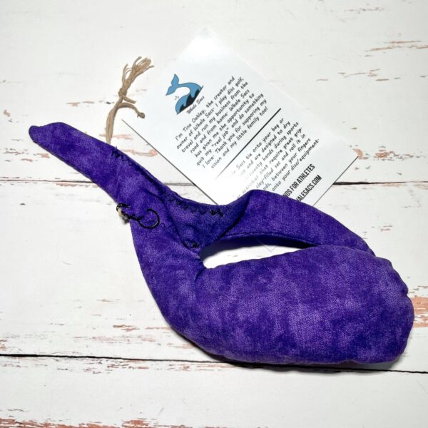 Whale Sac deep purple clay dry hand bag disc golf discgolf