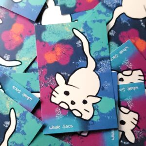party cats sticker whale sacs