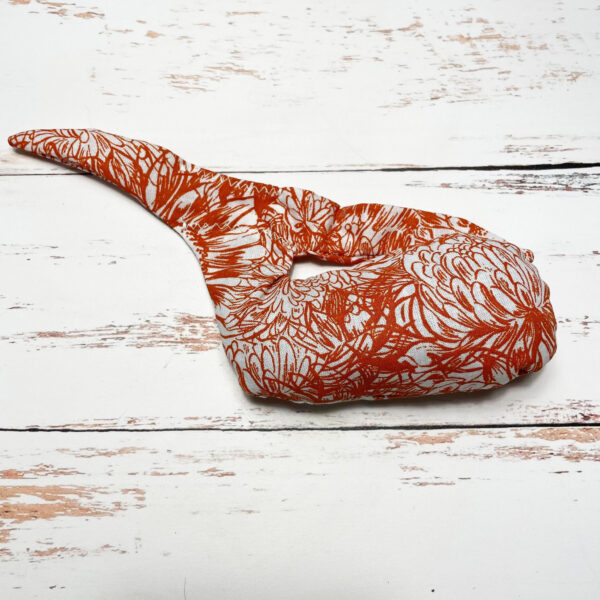 Whale Sac clay dry hand bag orange flower disc golf discgolf